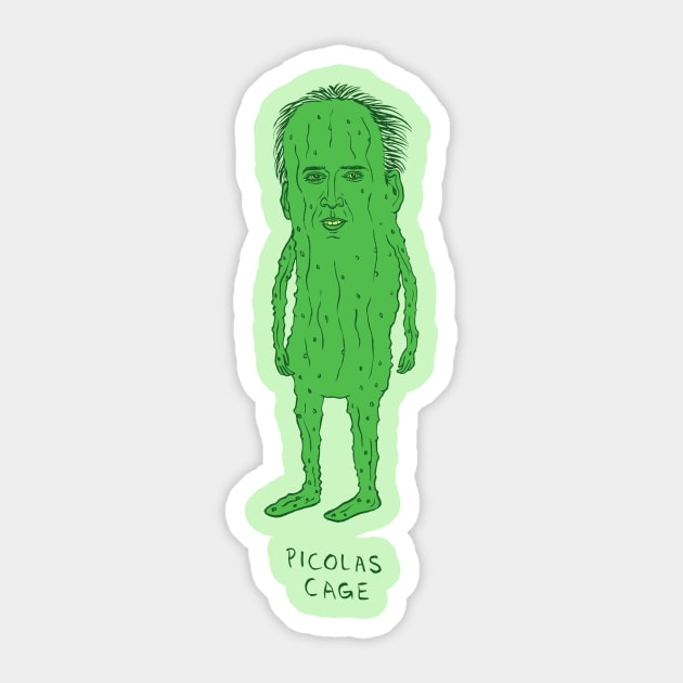 Picolas Cage Sticker by prettyprettyugly